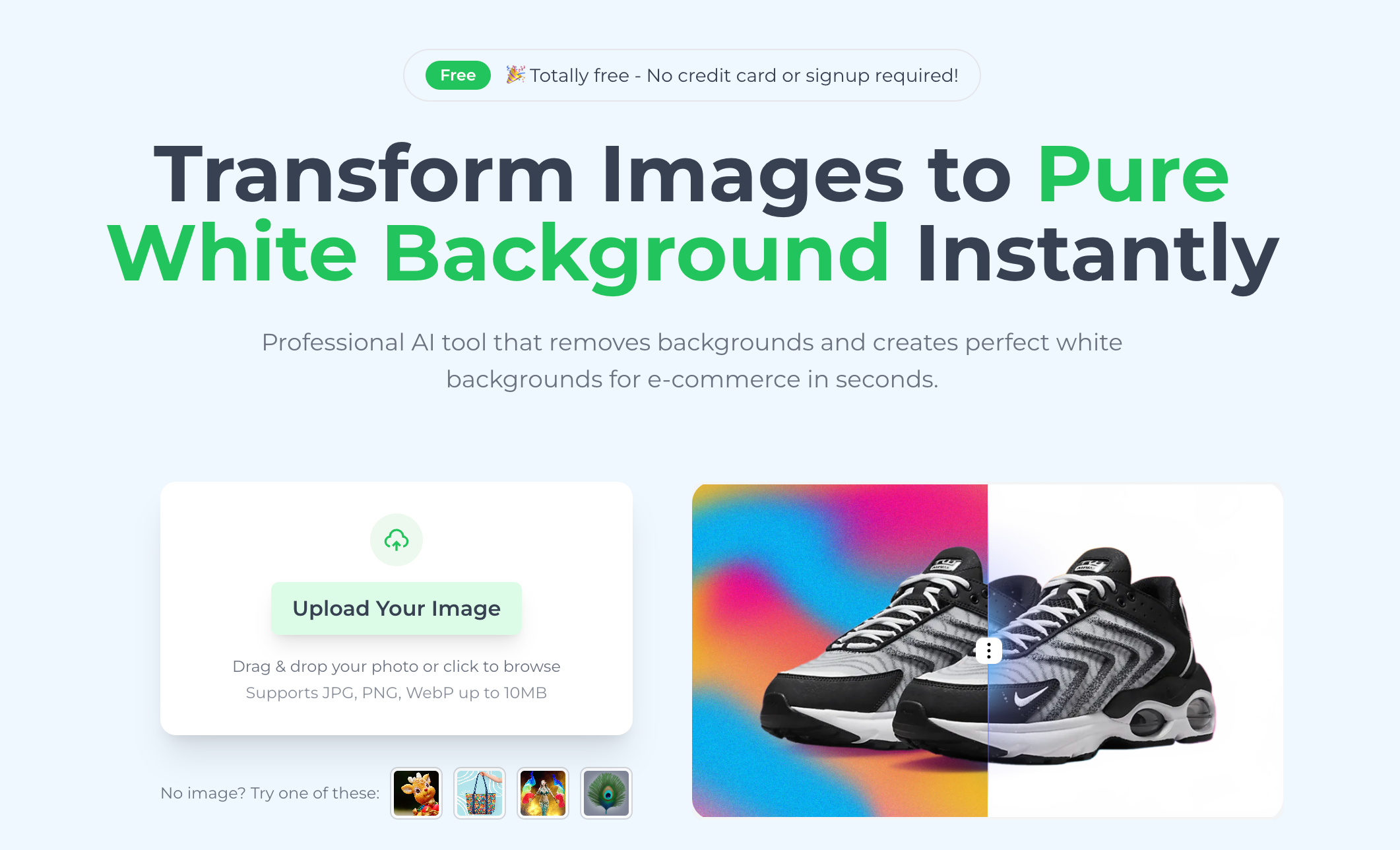 Image To White Backgroud