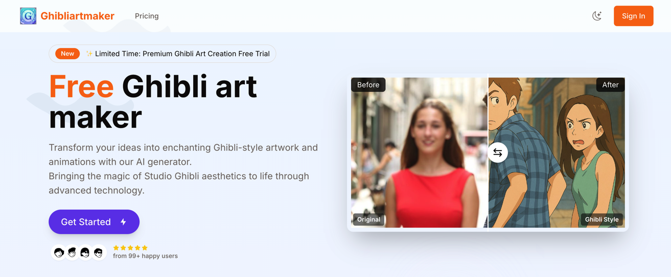 Ghibli art maker