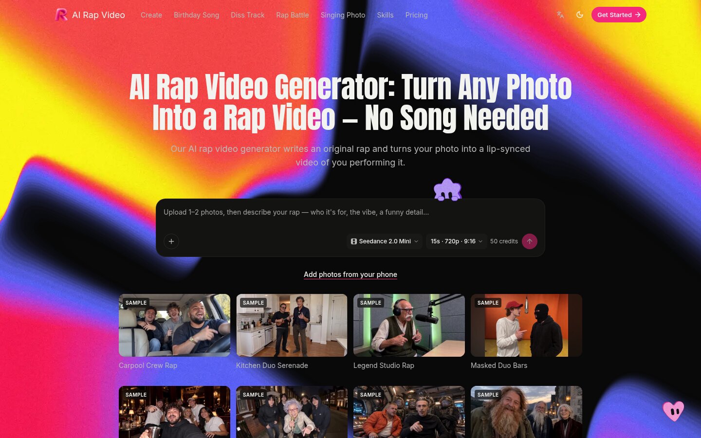 AI Rap Video Generator: Turn Any Photo Into a Rap Video