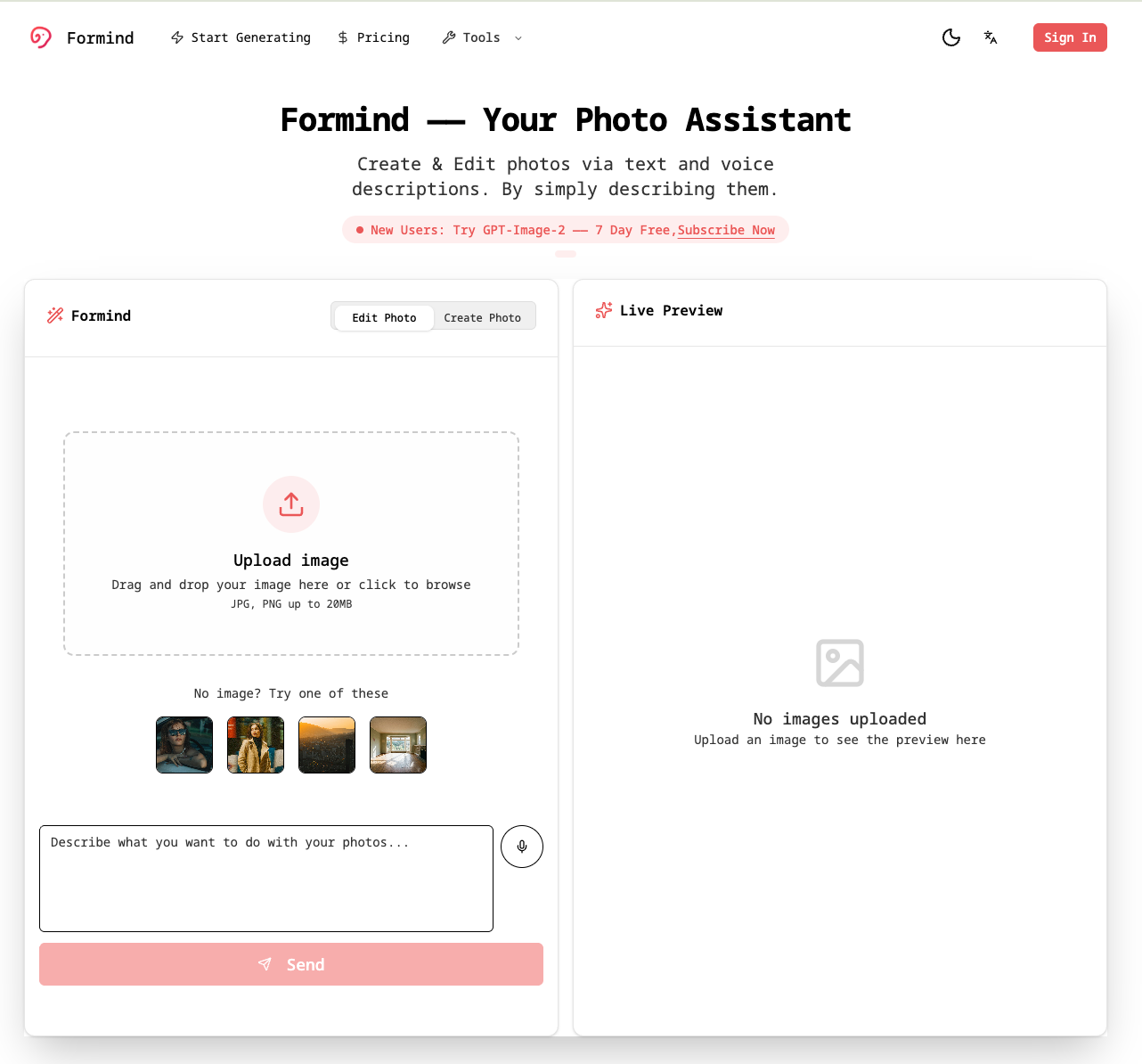 Formind —— Your Photo &  Video Assistant
