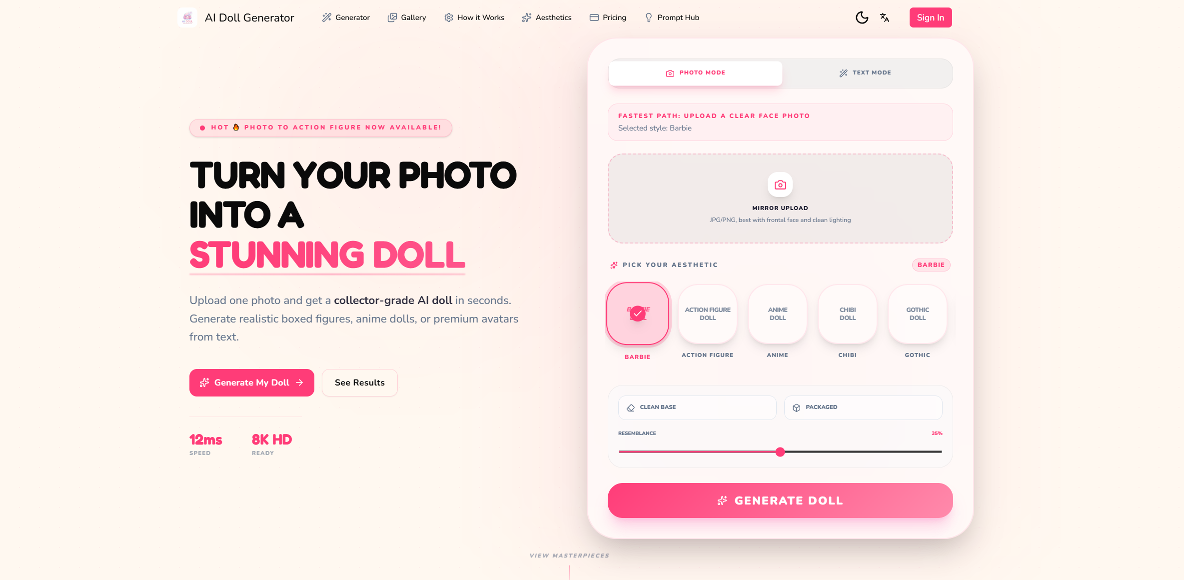 AI Doll Generator