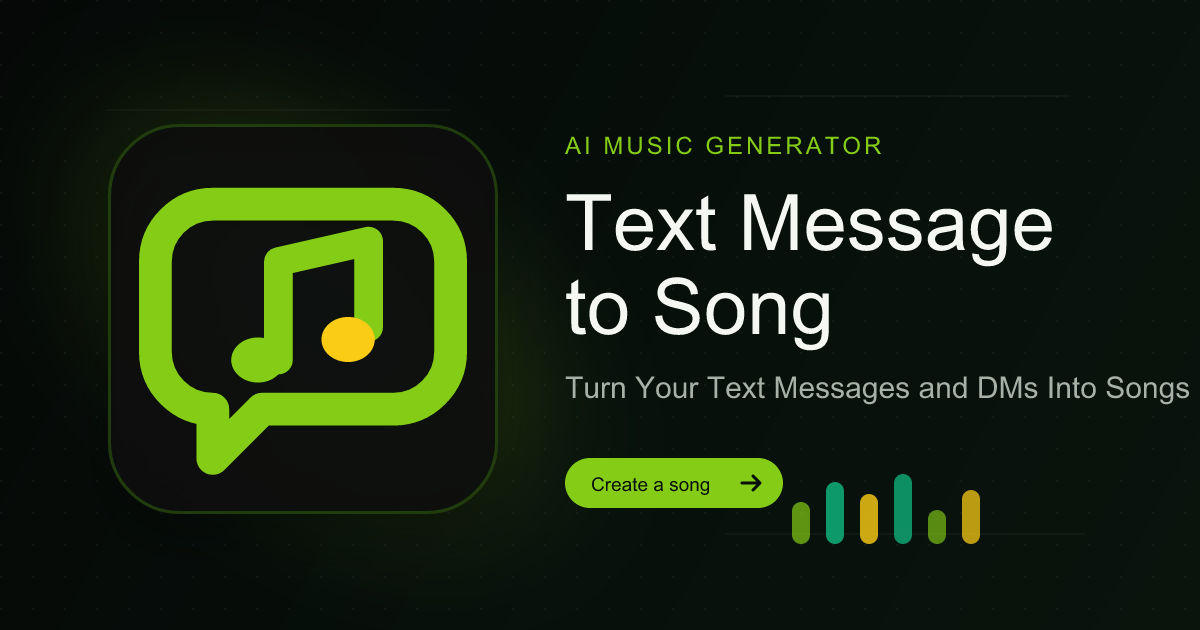 text message to song